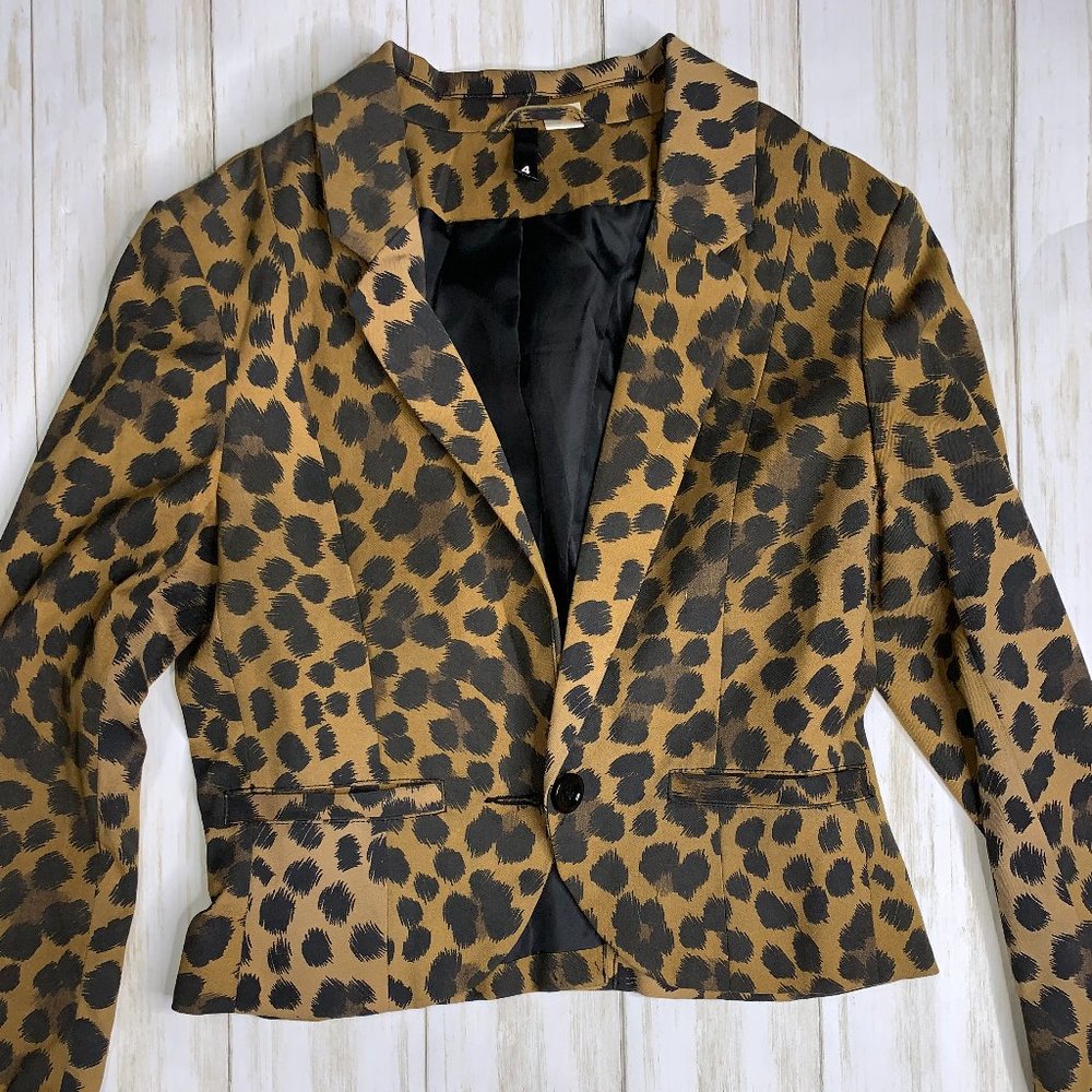 perfect leopard blazer